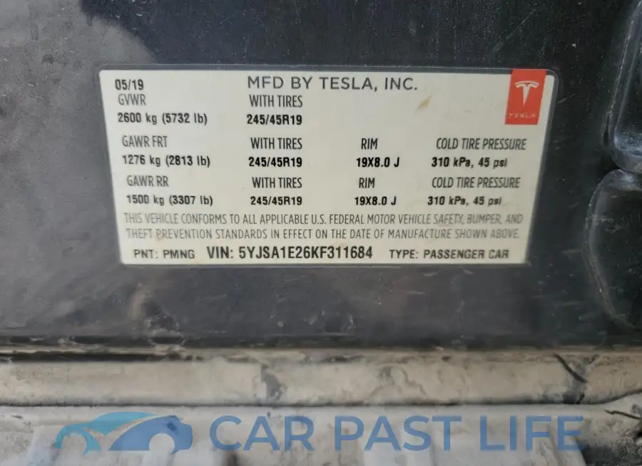 5YJSA1E26KF311684# 13