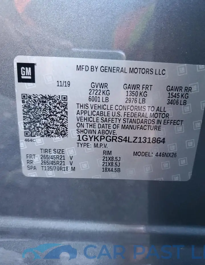 1GYKPGRS4LZ131864# 13