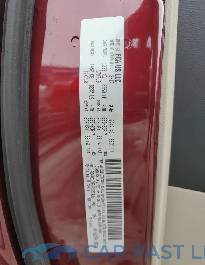 2C4RC1DG9HR721463# 13