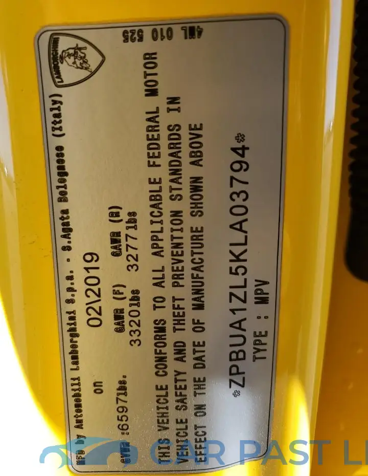 ZPBUA1ZL5KLA03794# 13
