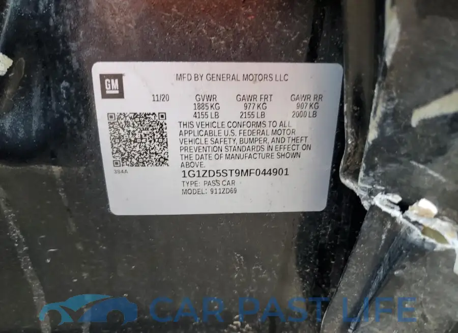 1G1ZD5ST9MF044901# 13