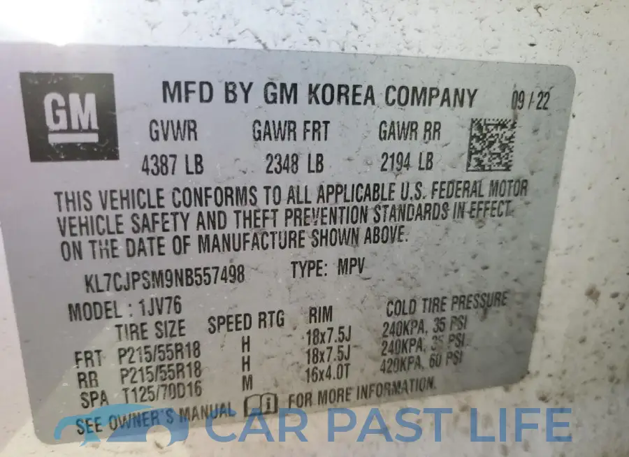 KL7CJPSM9NB557498# 13