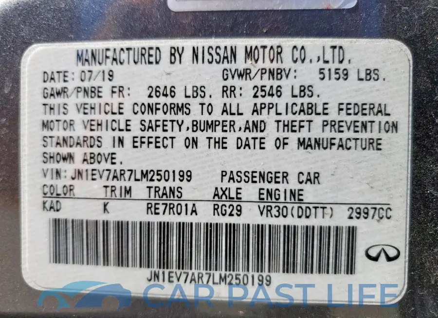 JN1EV7AR7LM250199# 12