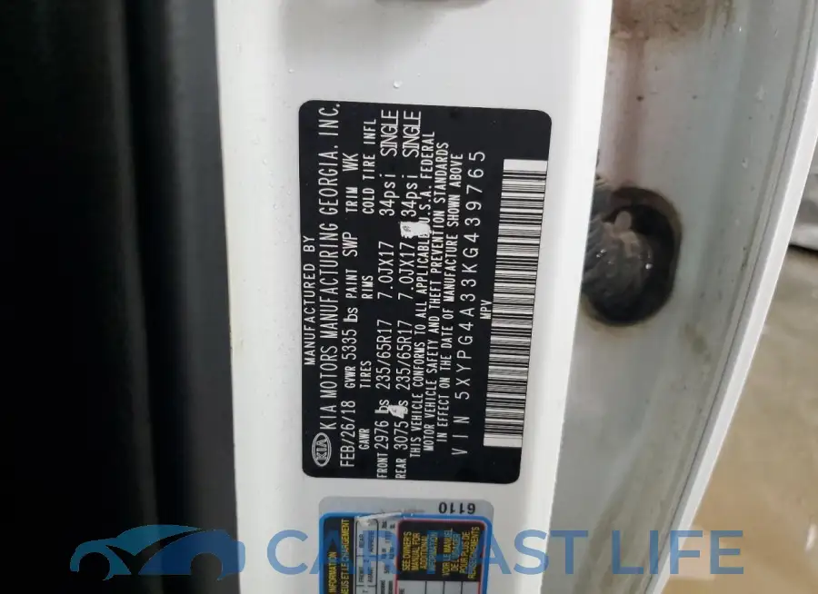 5XYPG4A33KG439765# 13