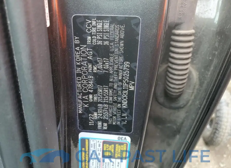KNDCR3L11P5025799# 13