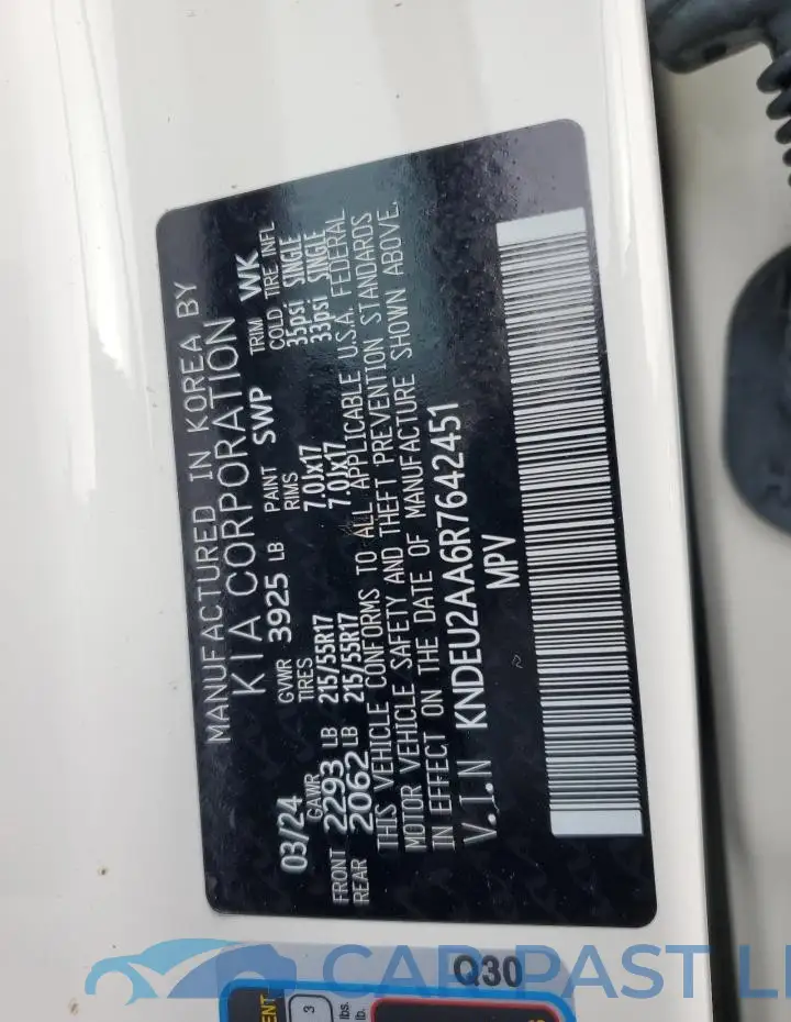 KNDEU2AA6R7642451# 13