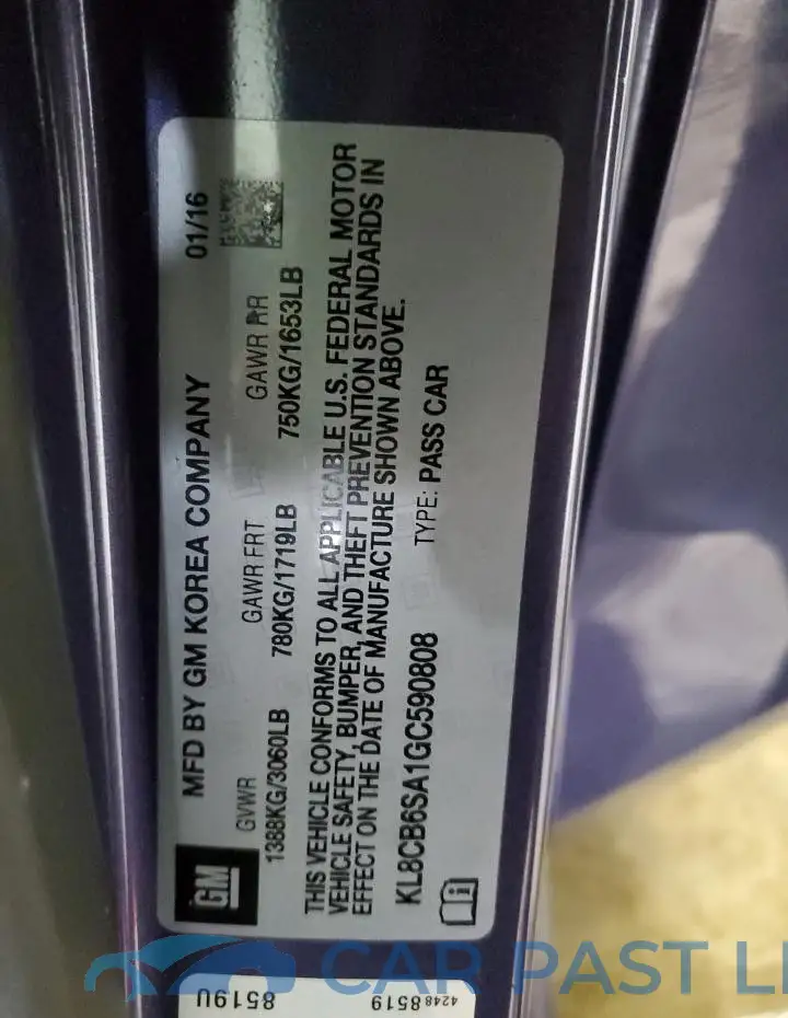 KL8CB6SA1GC590808# 13