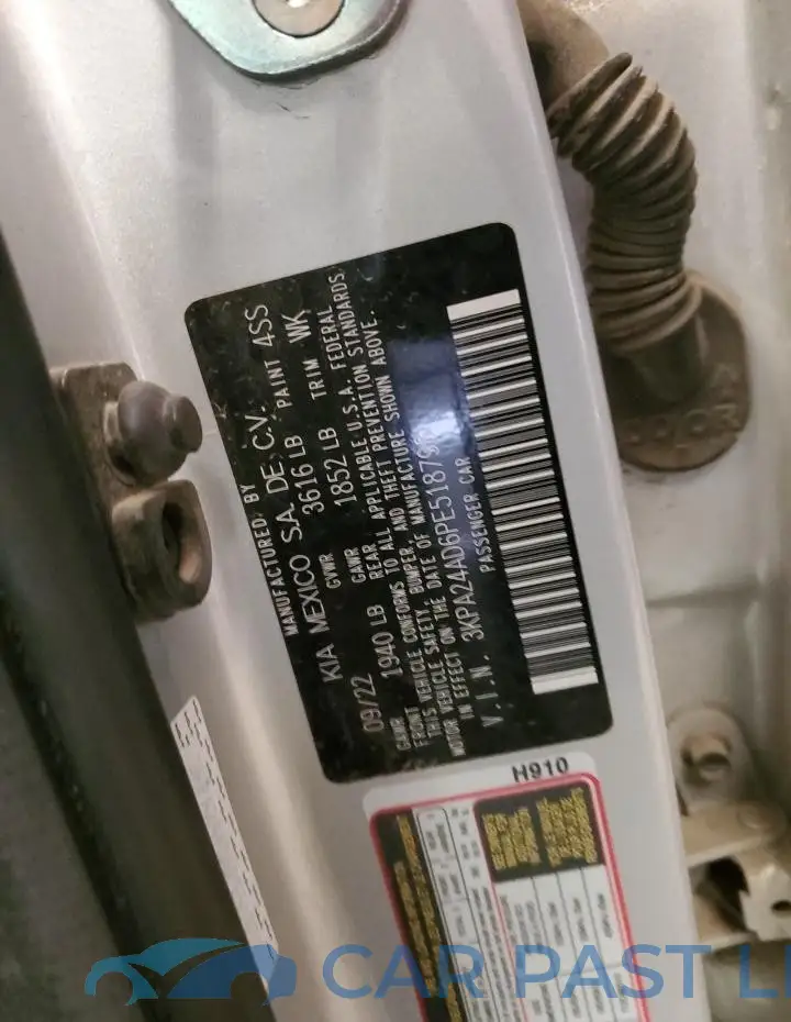 3KPA24AD6PE518798# 12