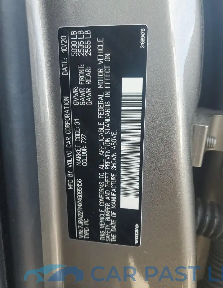 7JRA22TMXMG095156# 12