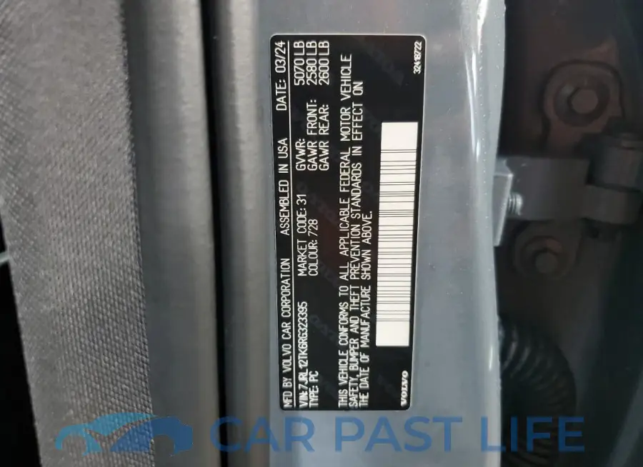 7JRL12TK6RG323395# 13