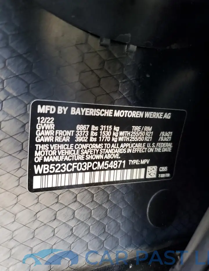 WB523CF03PCM54871# 12