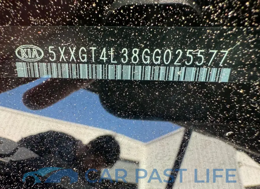 5XXGT4L38GG025577# 10