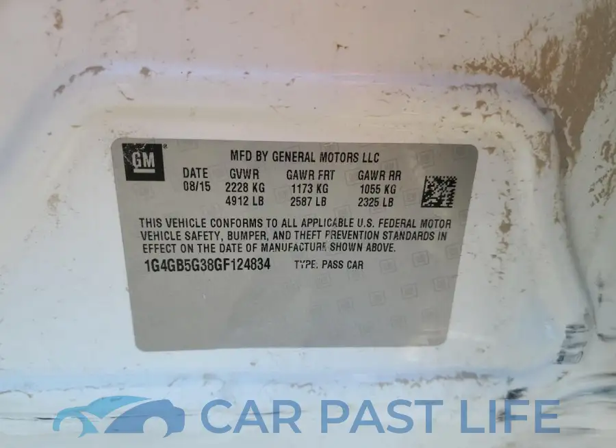 1G4GB5G38GF124834# 12