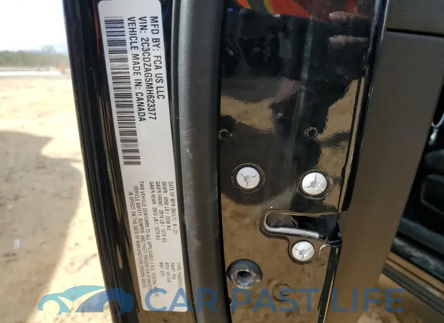 2C3CDZAG5MH623377# 12