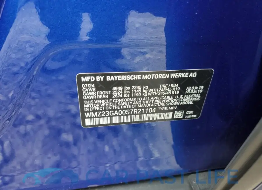 WMZ23GA00S7R21104# 12