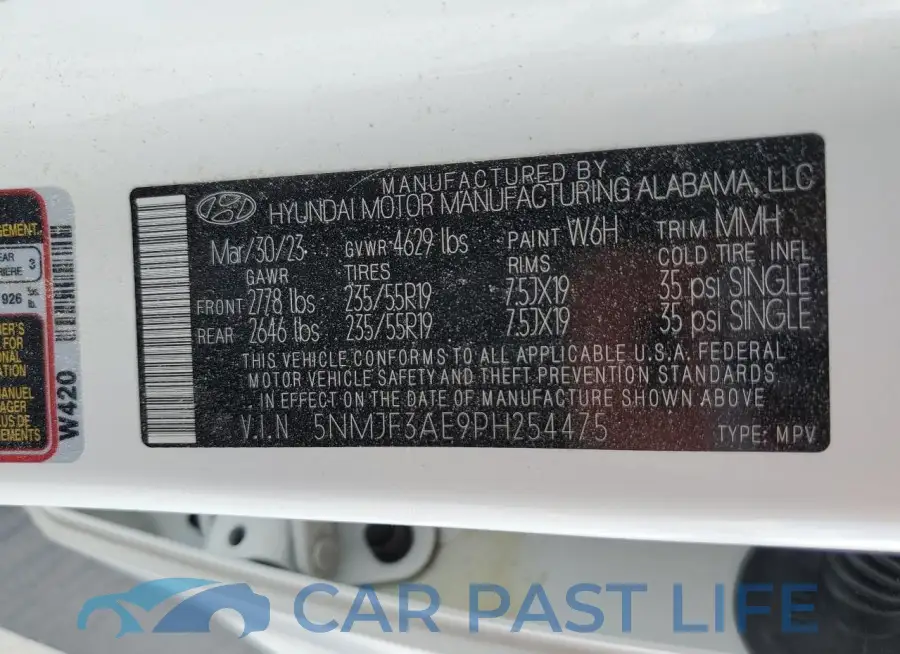 5NMJF3AE9PH254475# 14