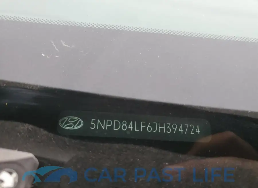 5NPD84LF6JH394724# 12