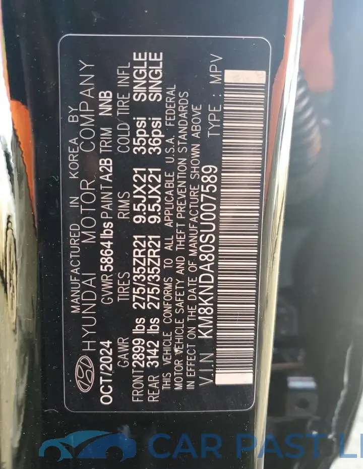 KM8KNDA80SU007589# 13