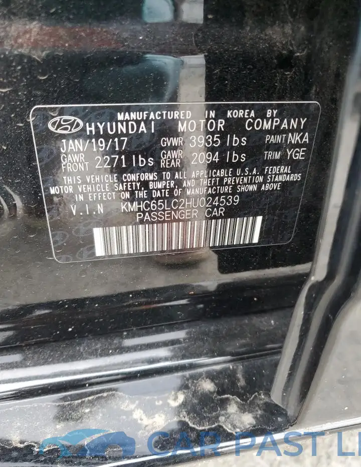 KMHC65LC2HU024539# 12