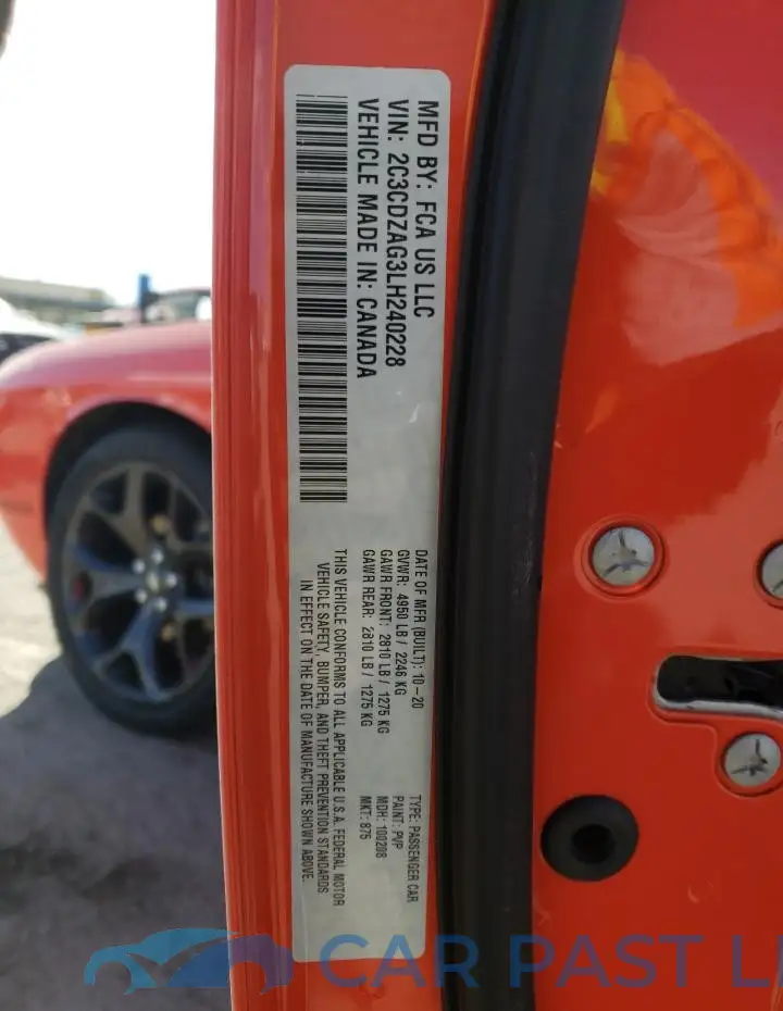 2C3CDZAG3LH240228# 13