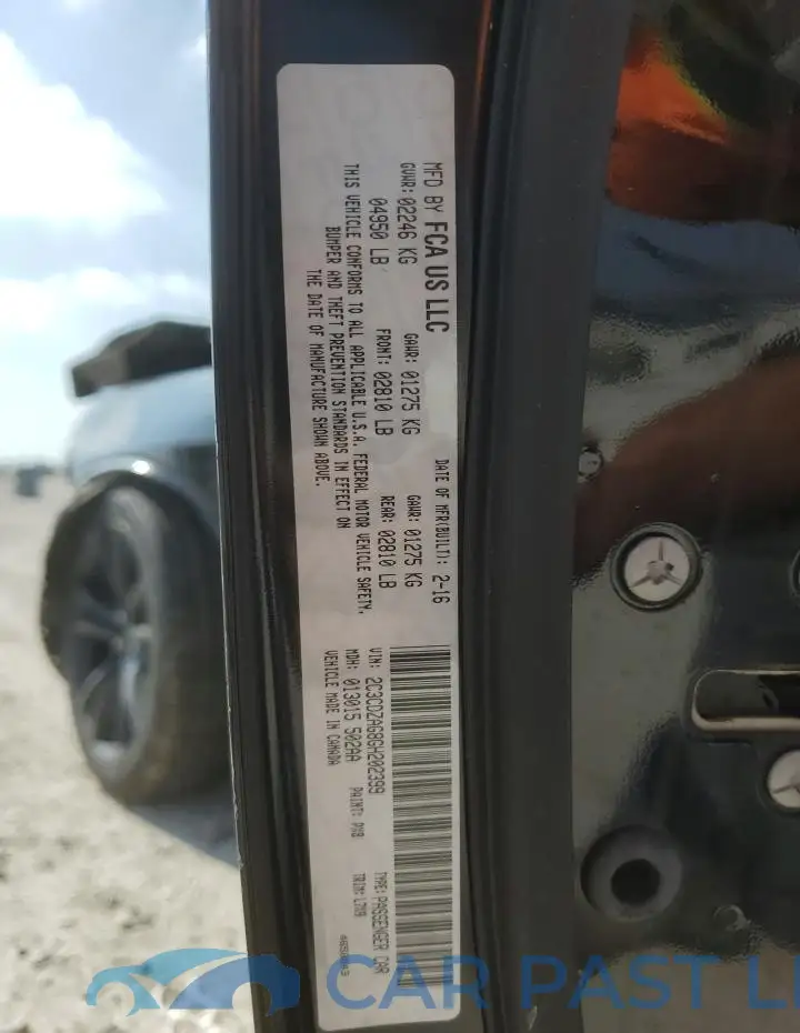 2C3CDZAG8GH202399# 12