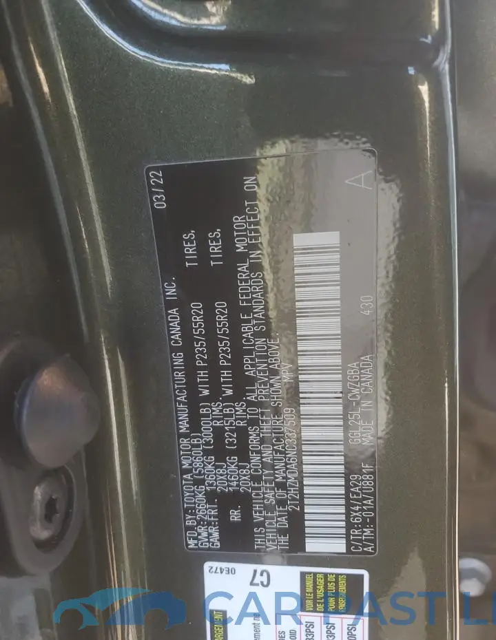 2T2HZMDA6NC337509# 13