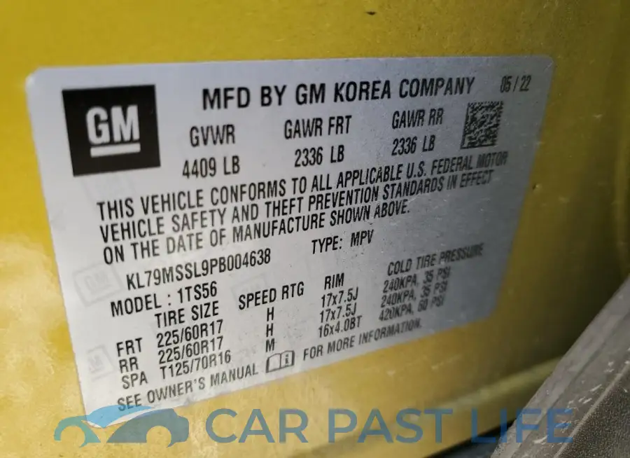 KL79MSSL9PB004638# 13