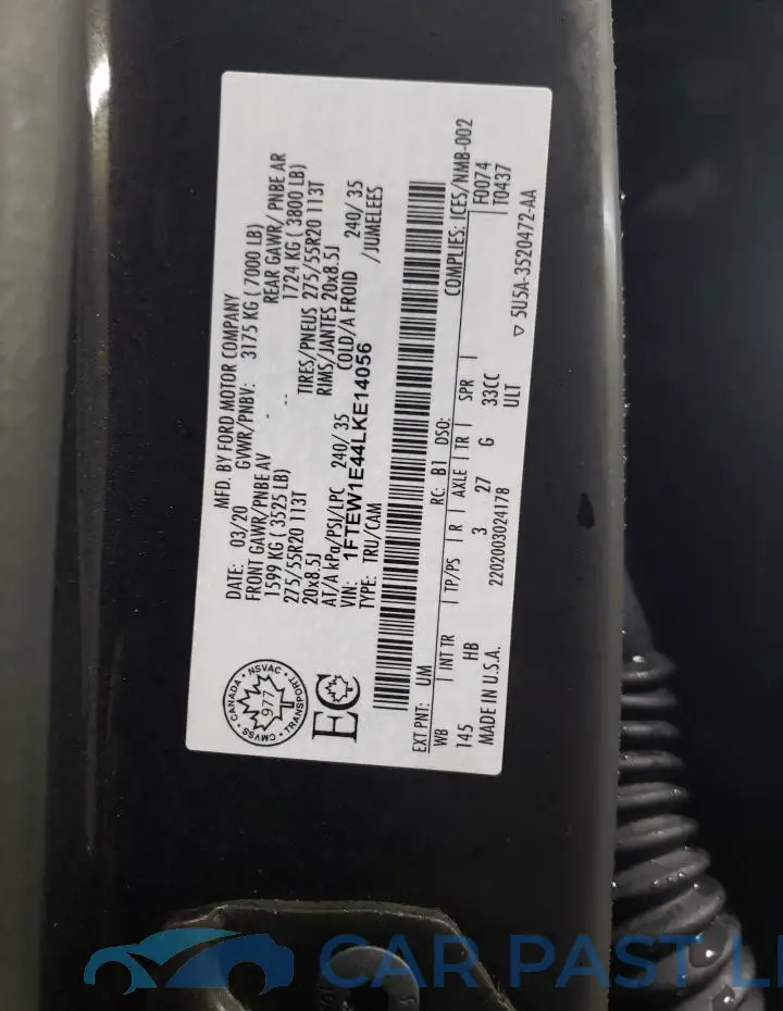 1FTEW1E44LKE14056# 12