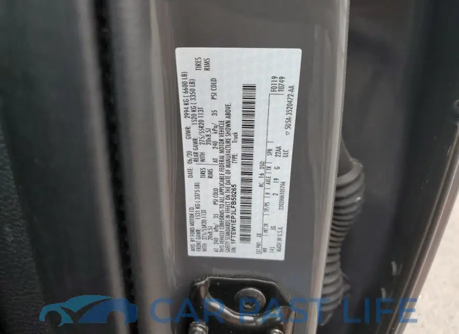 1FTEW1EP3LFB50265# 12
