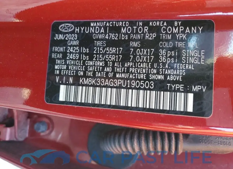 KM8K33AG3PU190503# 13