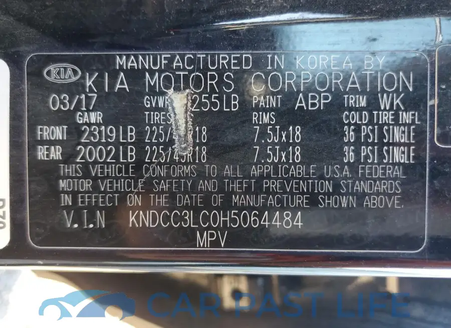 KNDCC3LC0H5064484# 14