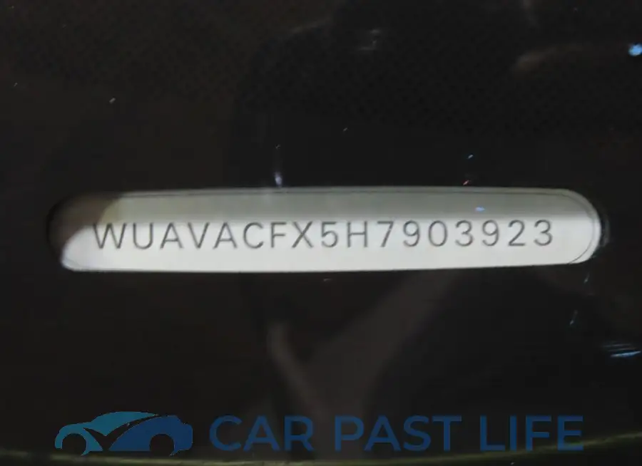 WUAVACFX5H7903923# 10