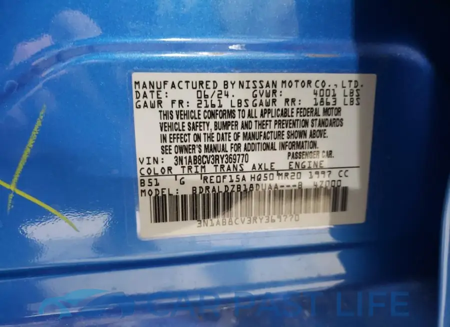 3N1AB8CV3RY369770# 12