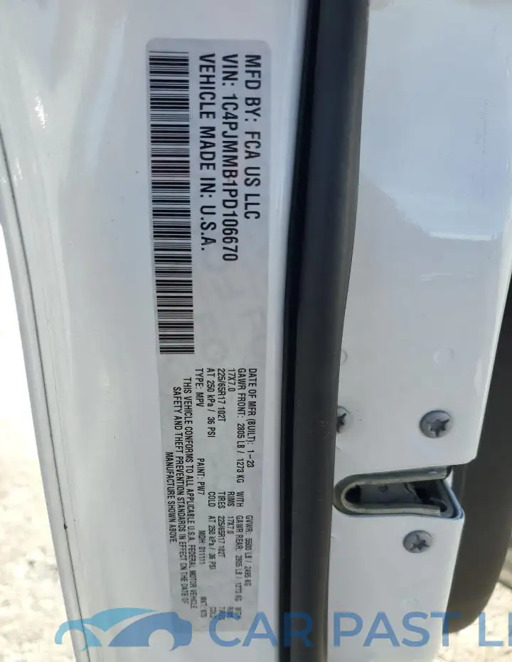 1C4PJMMB1PD106670# 14