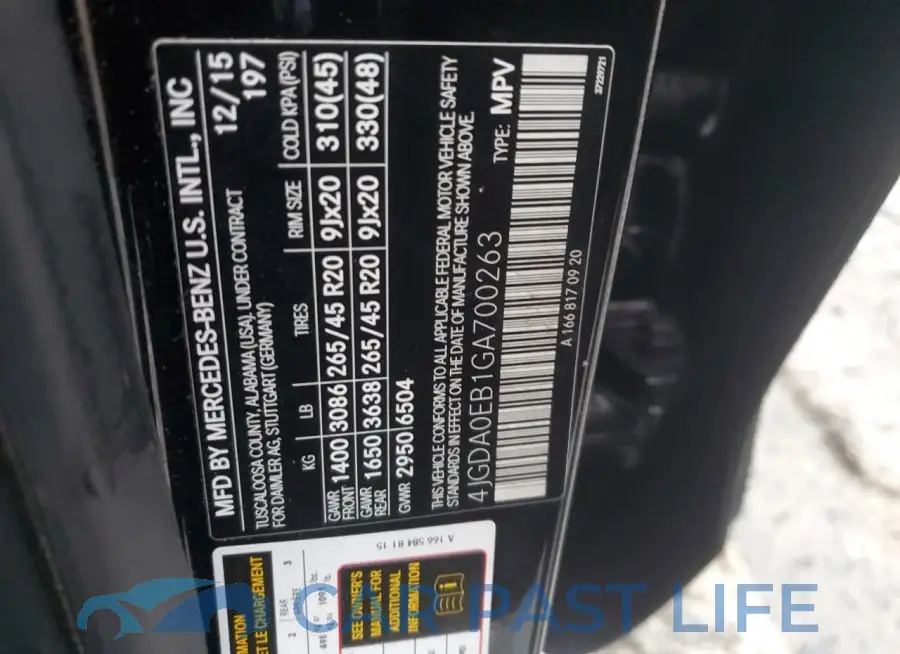 4JGDA0EB1GA700263# 13