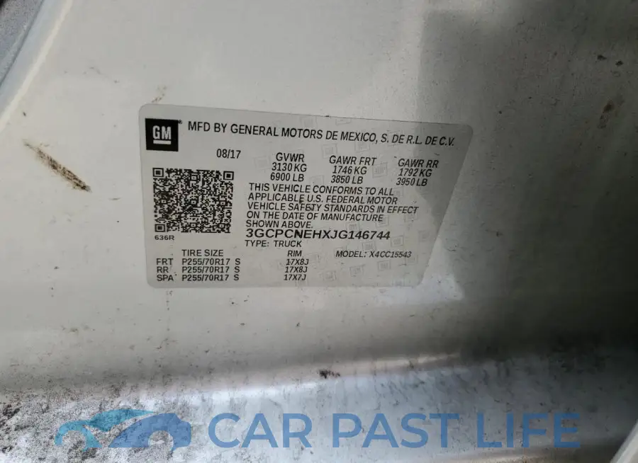3GCPCNEHXJG146744# 12