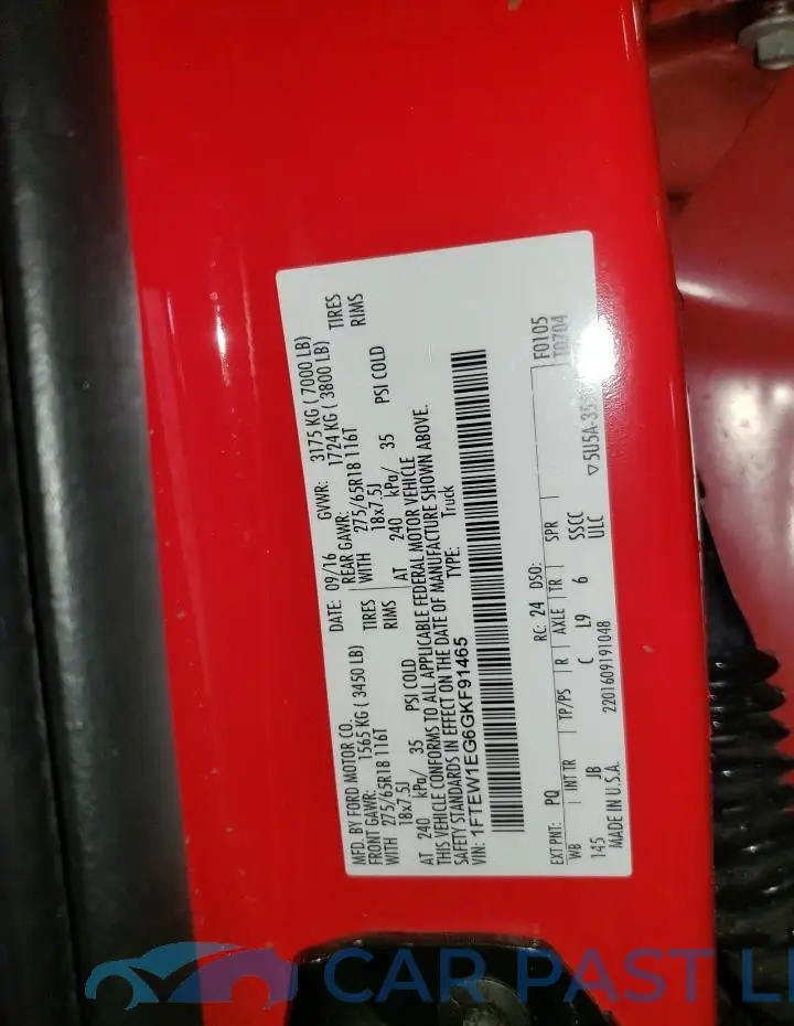 1FTEW1EG6GKF91465# 13