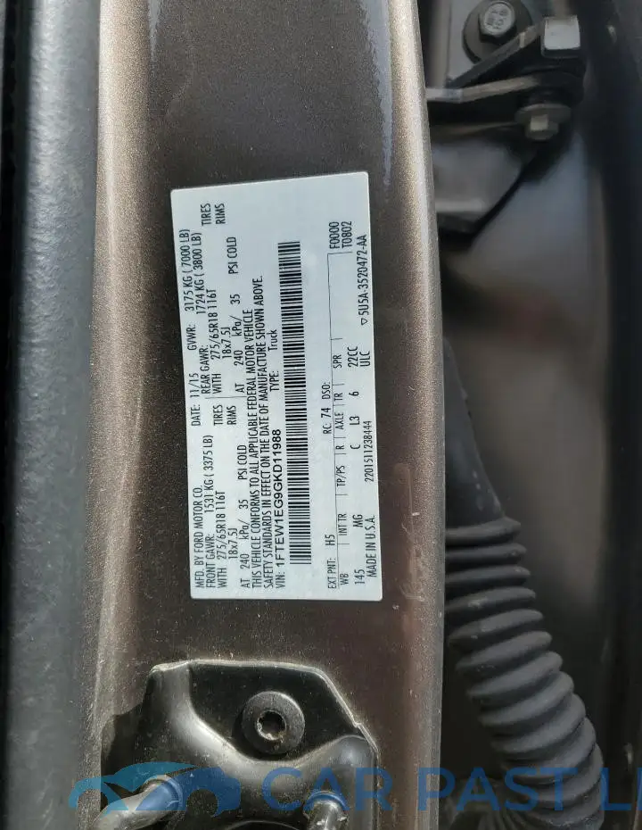 1FTEW1EG9GKD11988# 12