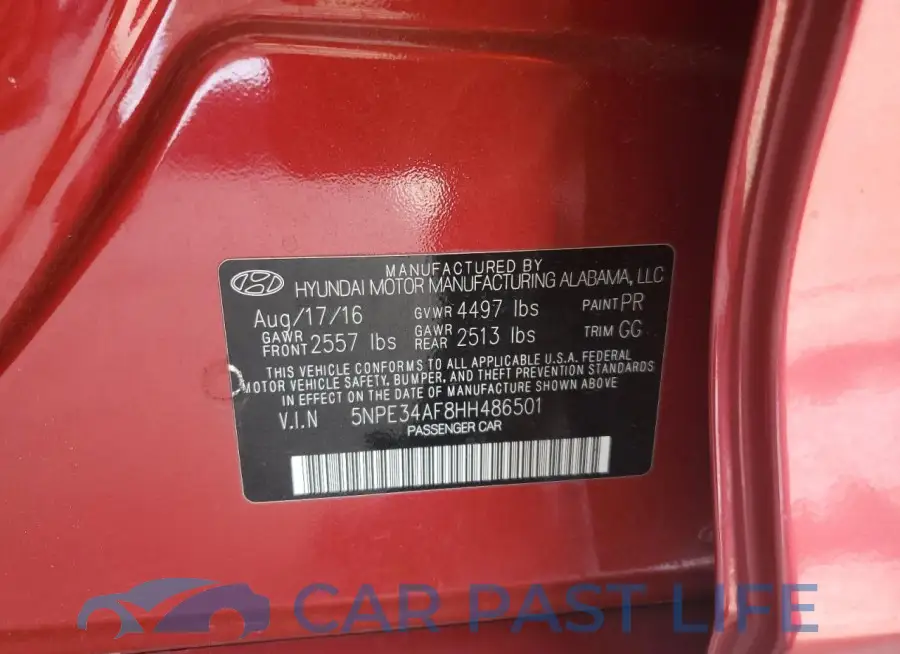 5NPE34AF8HH486501# 12