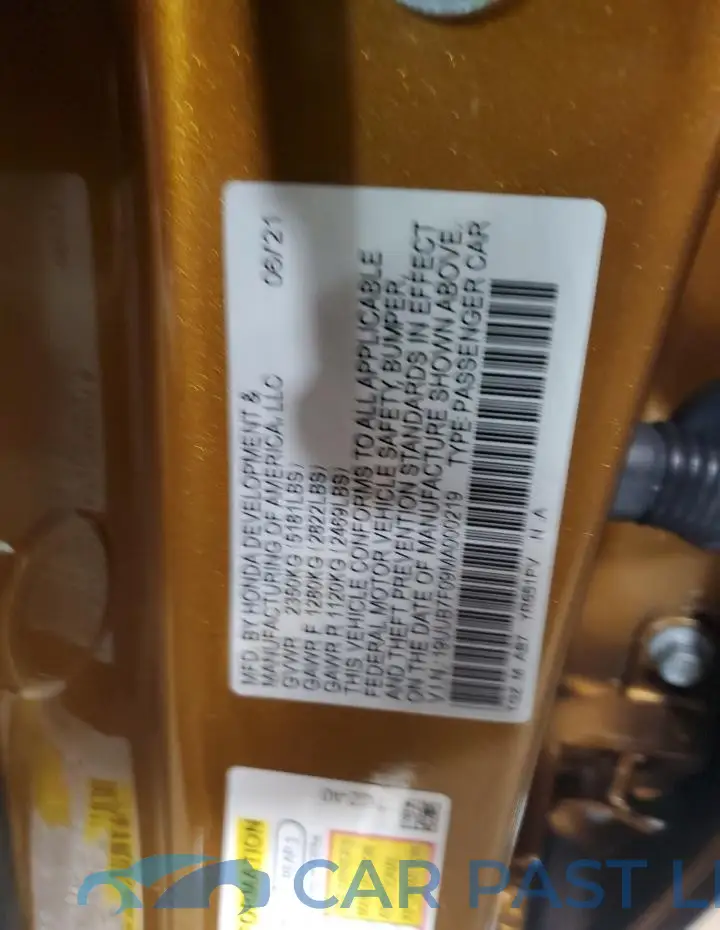 19UUB7F09MA000219# 12