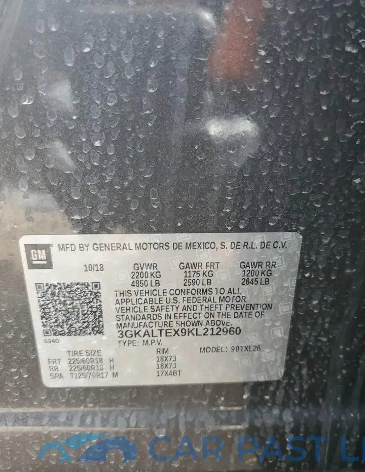 3GKALTEX9KL212960# 13