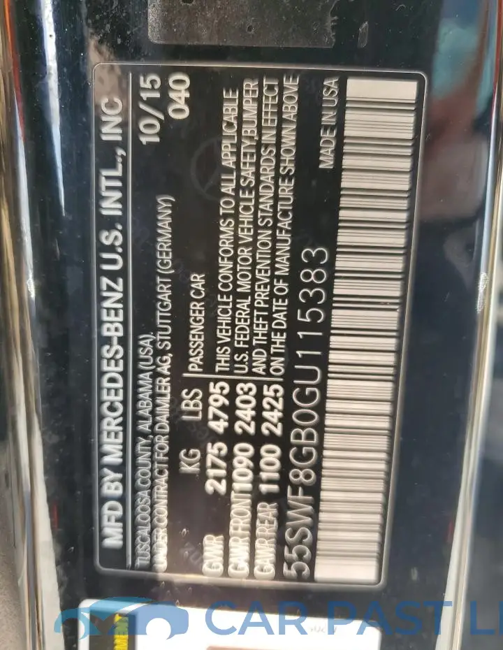 55SWF8GB0GU115383# 13