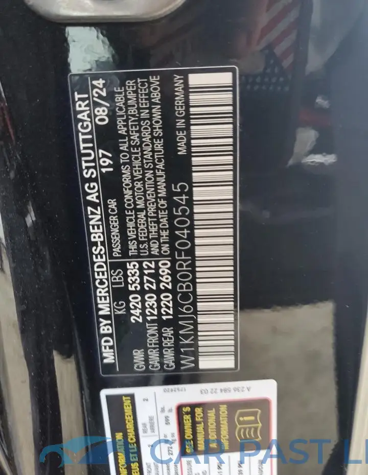 W1KMJ6CB0RF040545# 12
