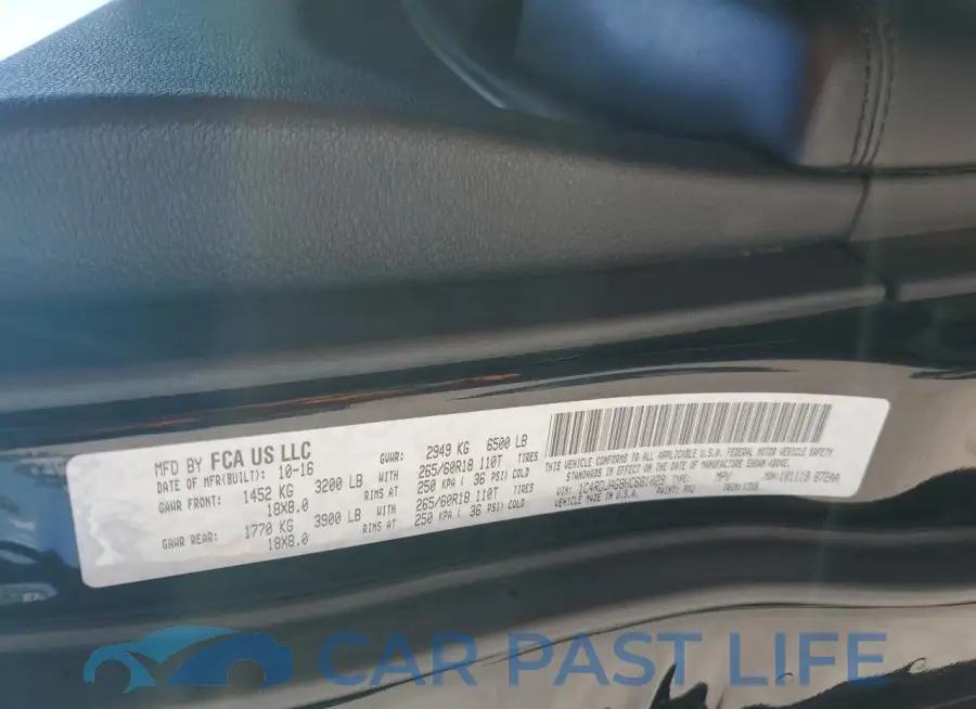 1C4RDJAG8HC681029# 13