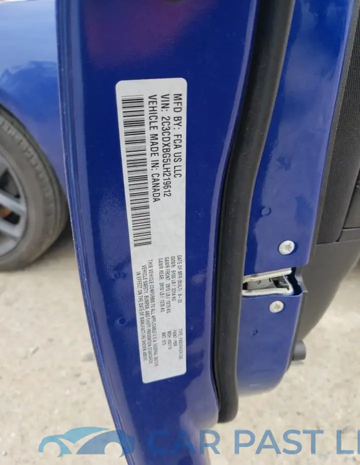 2C3CDXBG5LH219612# 12