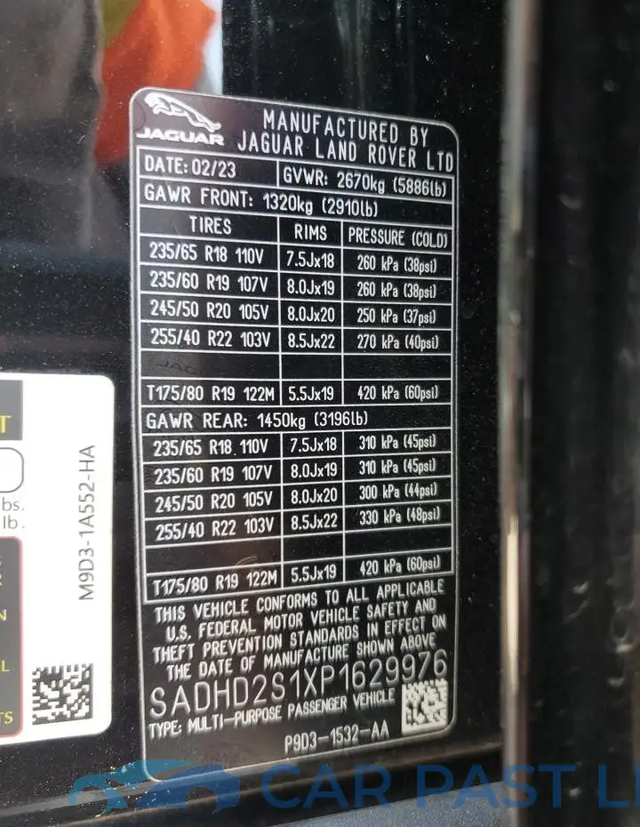 SADHD2S1XP1629976# 14