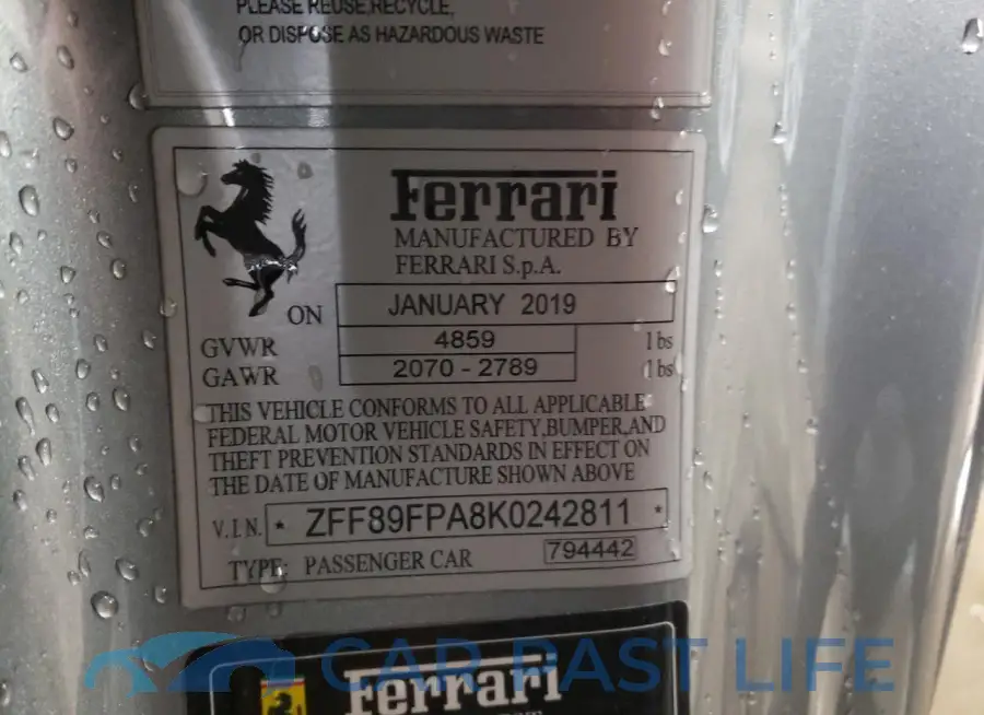 ZFF89FPA8K0242811# 12