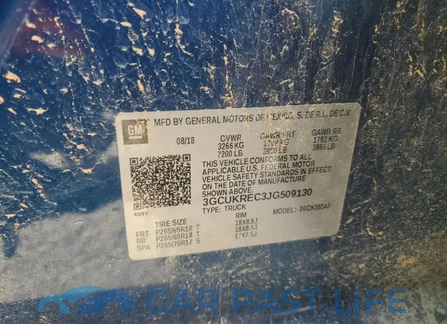 3GCUKREC3JG509130# 12
