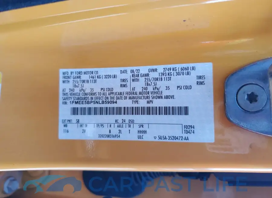 1FMEE5BP5NLB59094# 13