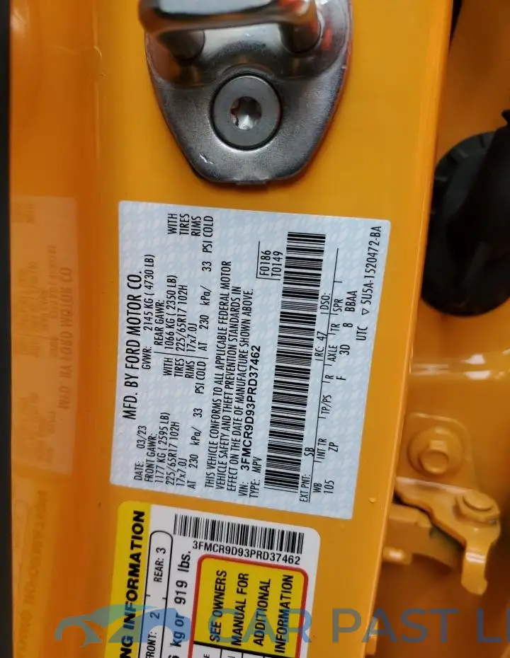3FMCR9D93PRD37462# 12